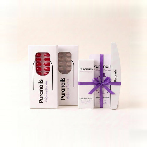 Kit Inicial Press-On Nails | Unhas de Gel Suave