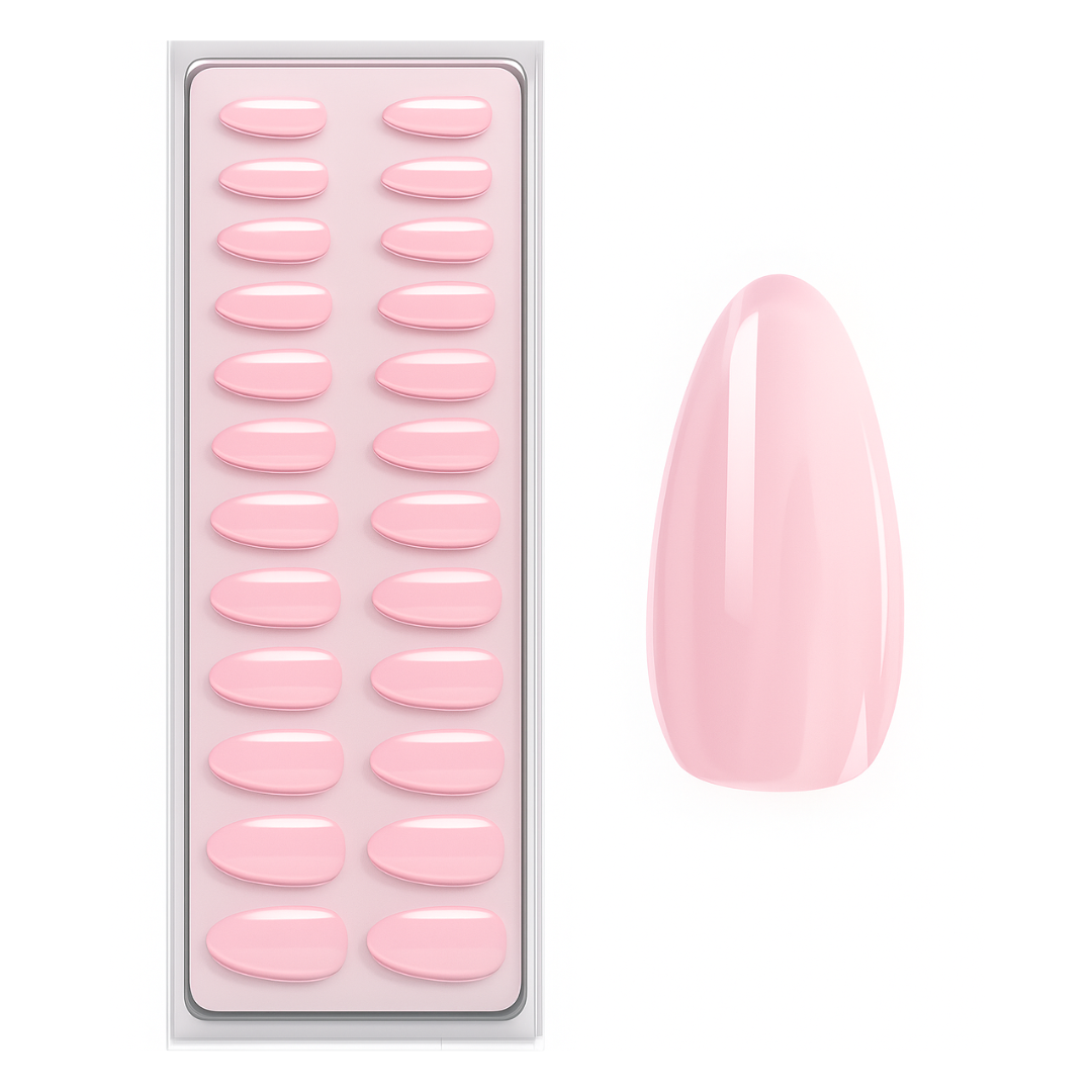 Flor de Rosa Almondo Press Ons De Gel Suave