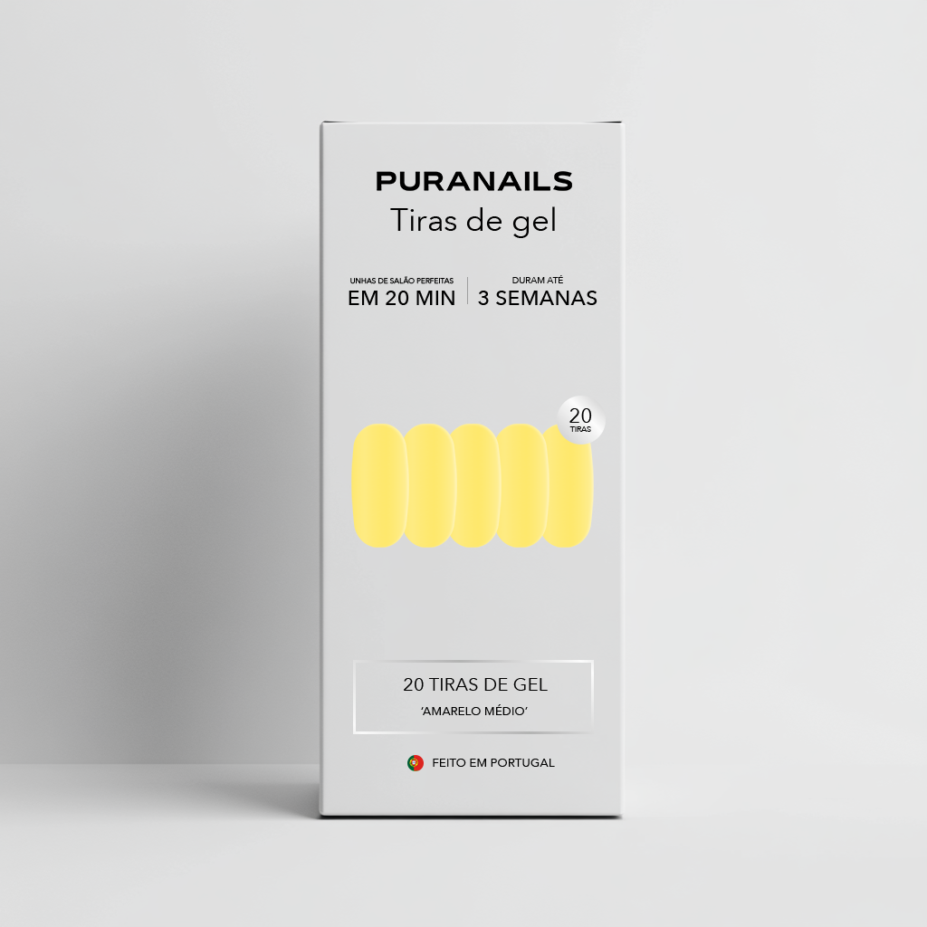 Amarelo Médio Tiras De Gel