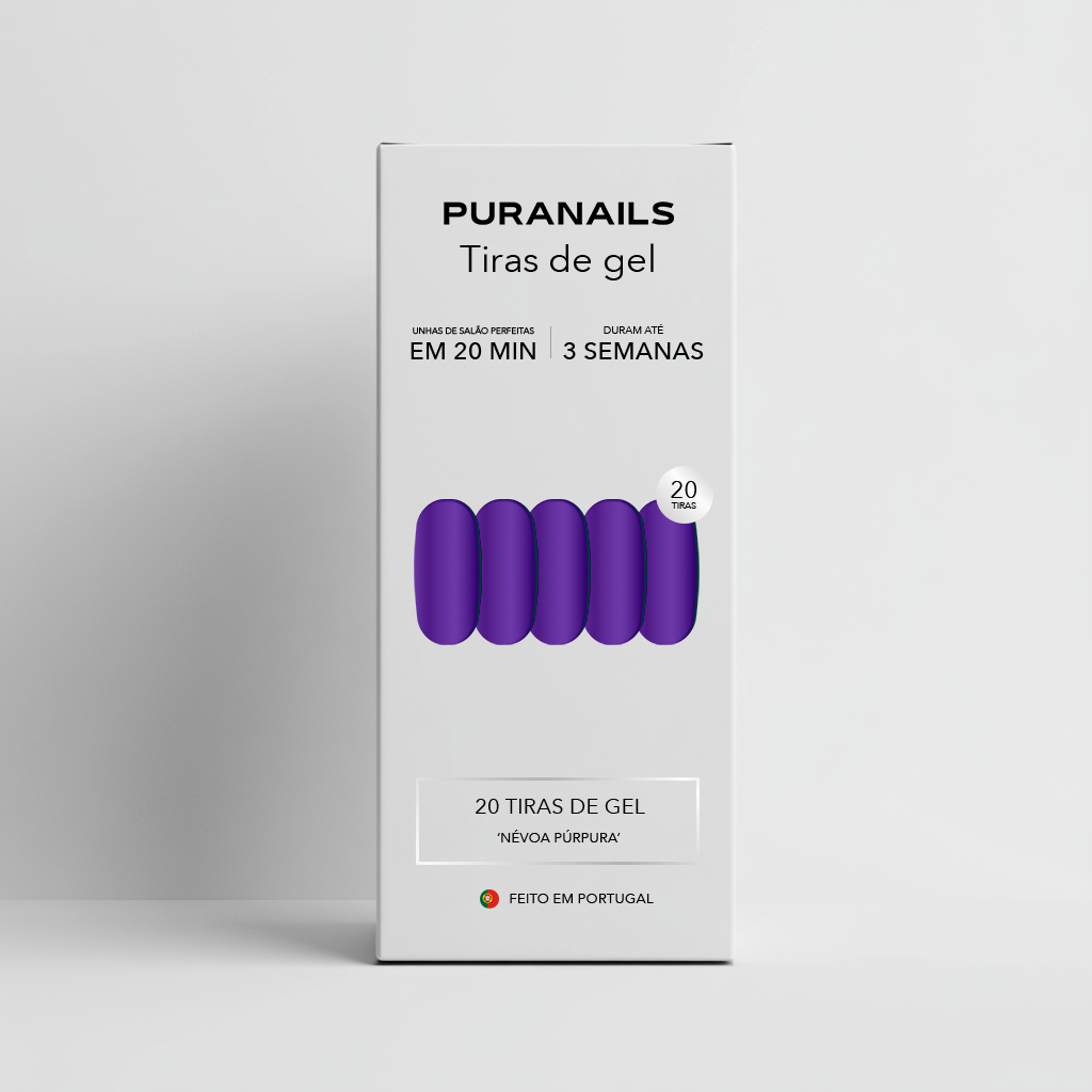 Névoa Púrpura Tiras De Gel