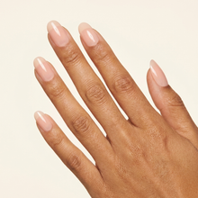 Aperol press-on nails — mão aberta