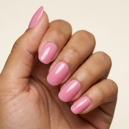 Rosa - press-on nails, Oval Médio