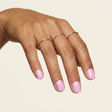 Rosa Suave press-on nails — vista de cima